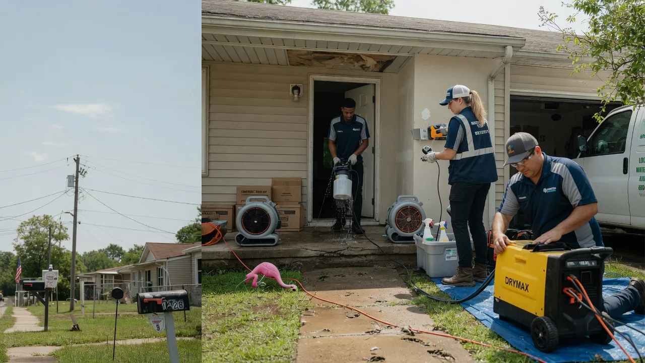 Storm Damage Water Removal in University Park, TX near me
